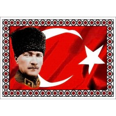 Atatürk Halı Portresi 50 x 70 cm. No:15