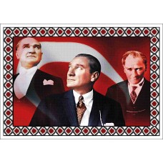 Atatürk Halı Portresi 50 x 70 cm. No:16