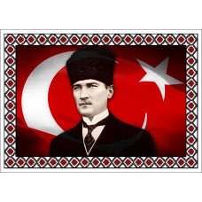 Atatürk Halı Portresi 50 x 70 cm. No:17