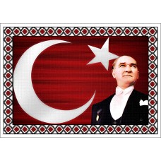 Atatürk Halı Portresi 50 x 70 cm. No:18