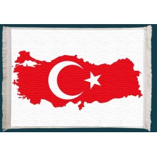 Türkiye Haritası Duvar Kilimi No: 1