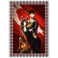 Atatürk Halı Portresi 50 x 70 cm. No:12