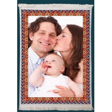 Resimli Kişiye Özel Saçaklı Kilim Desen No:4