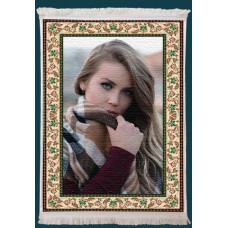 Resimli Kişiye Özel Saçaklı Kilim Desen No:10