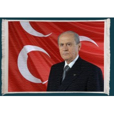 Devlet Bahçeli Duvar Kilimi