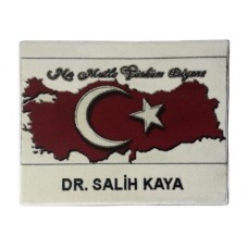 Ayyıldızlı Türkiye Haritası Halı Portresi